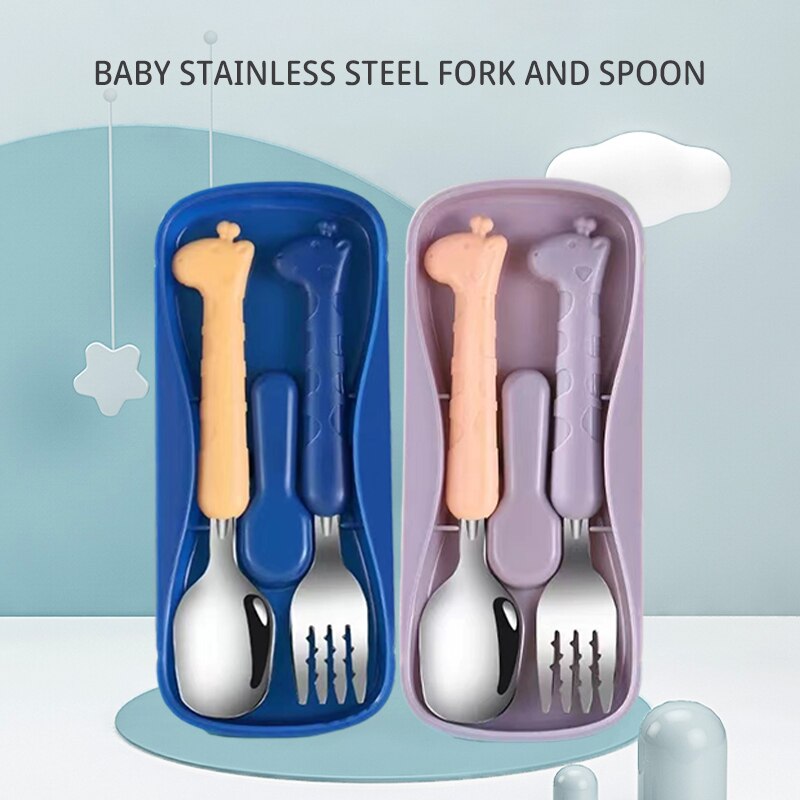 Easy Baby Food - 2PCSChildrens Tableware 304 Food Grade Stainless