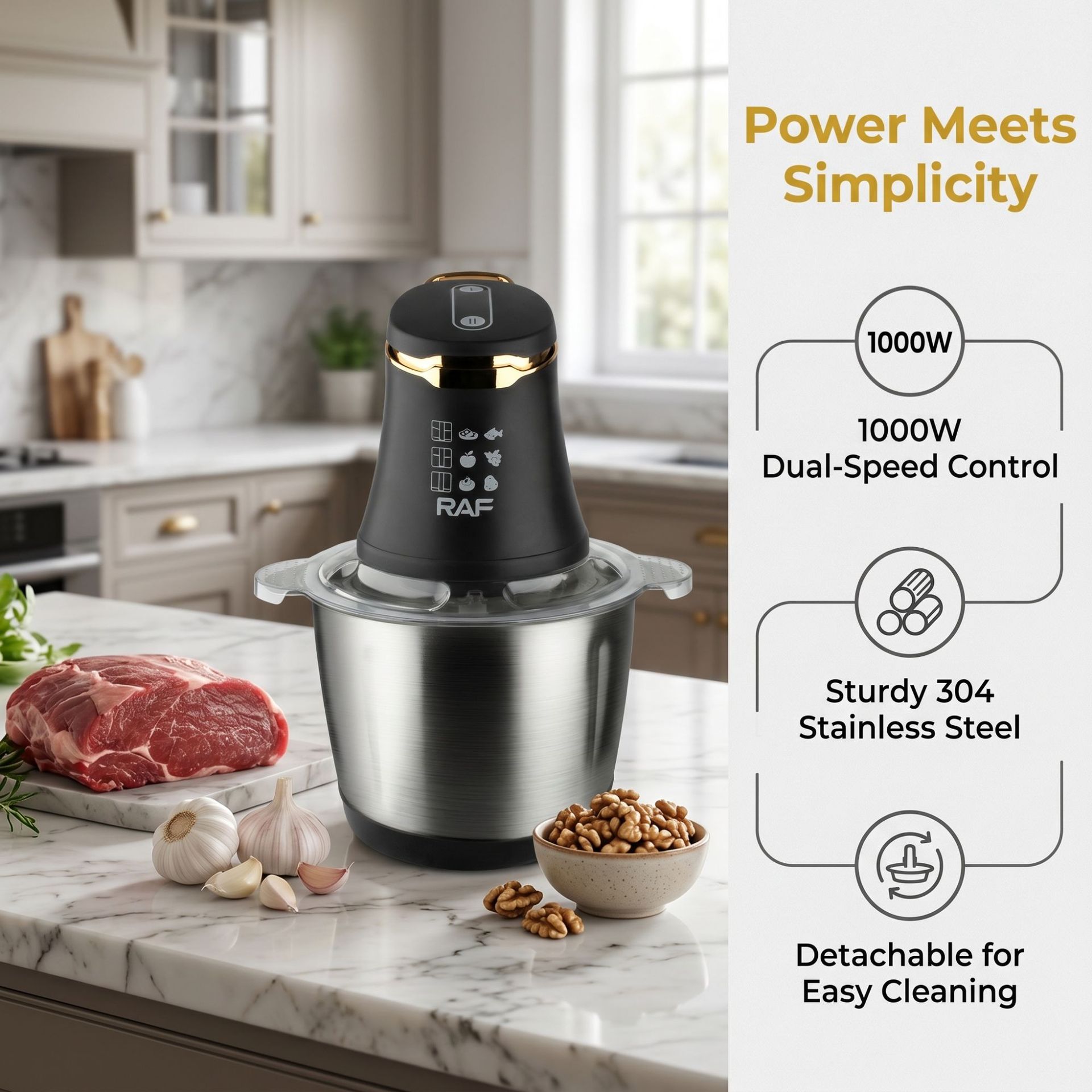 Baby Food Mill - Cross-border European standard 3L multifunctional stainless