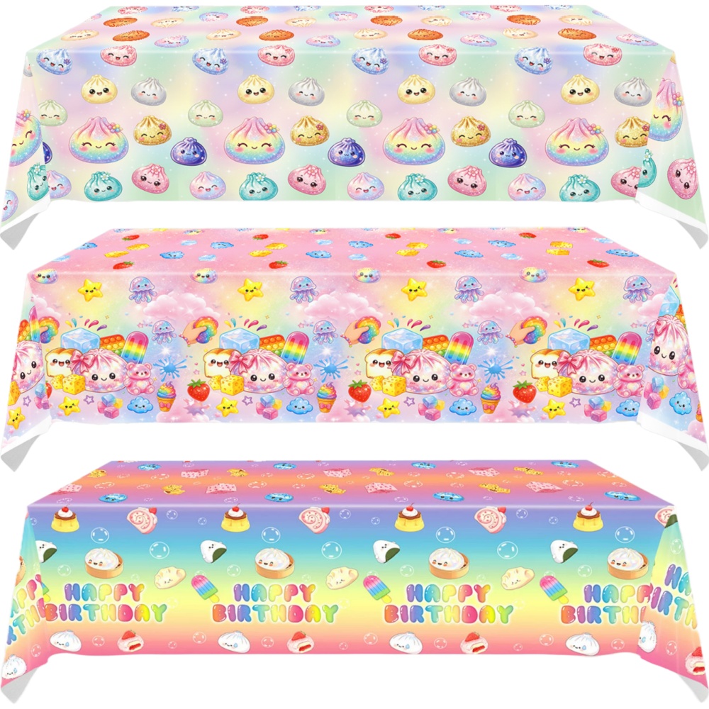 Baby Food For 2 Year Old - 137x274cm Disposable Squishy Dumpling Tablecloth Birthday