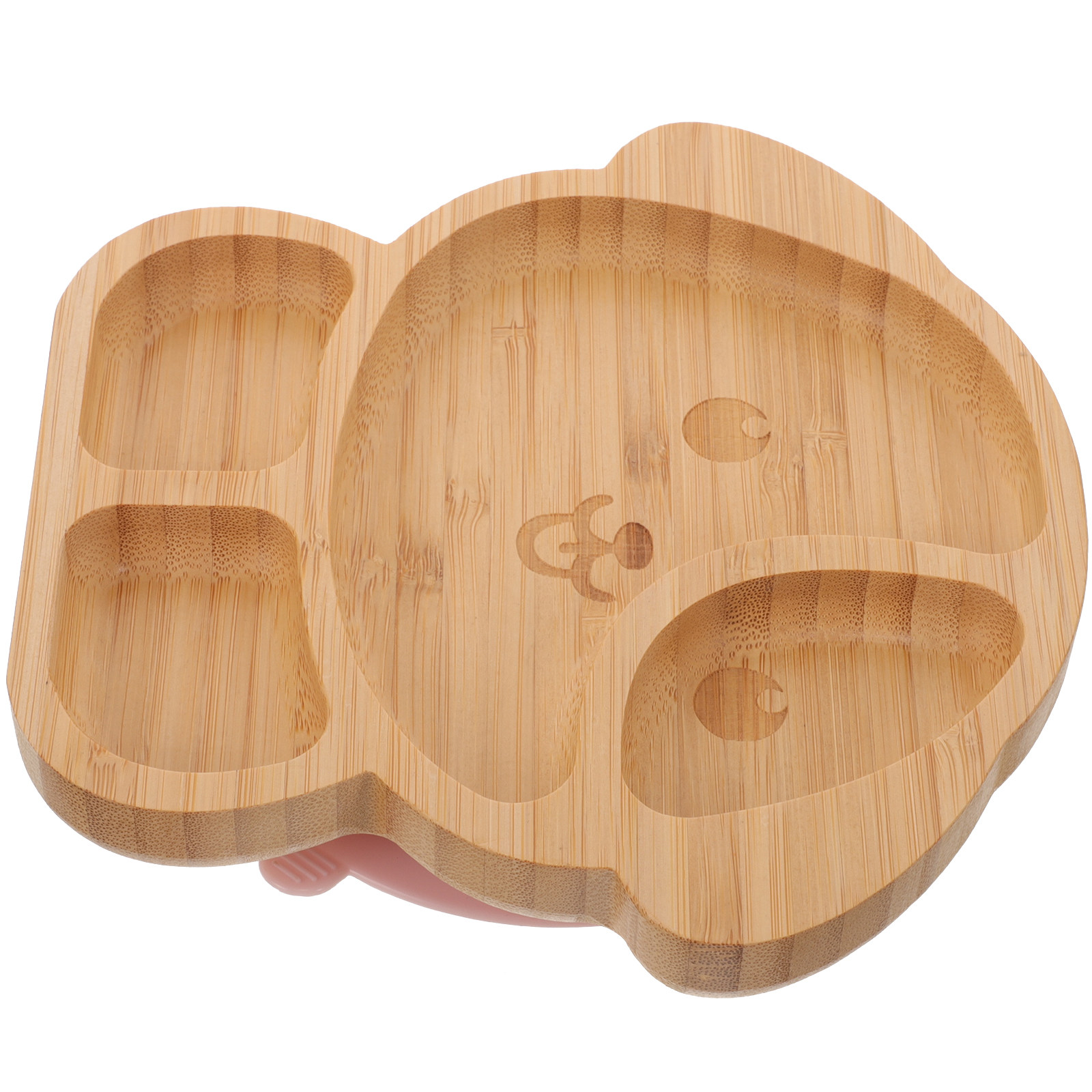 Easy Baby Food - Bamboo and Silicone Divided Dinner Plate