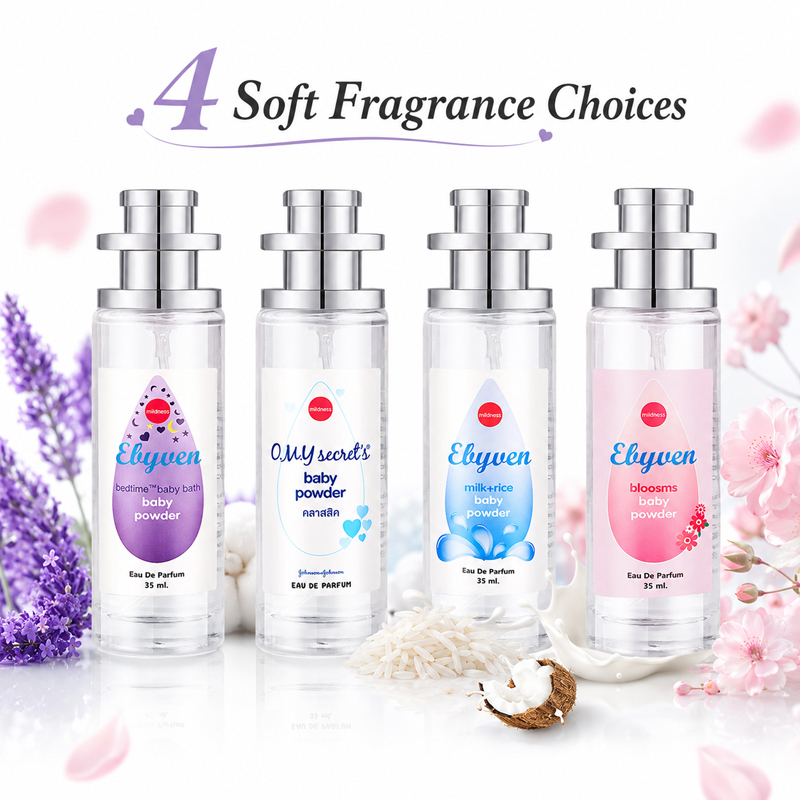 Baby Rice Food - 2pcs 35ml Baby Powder Perfume for