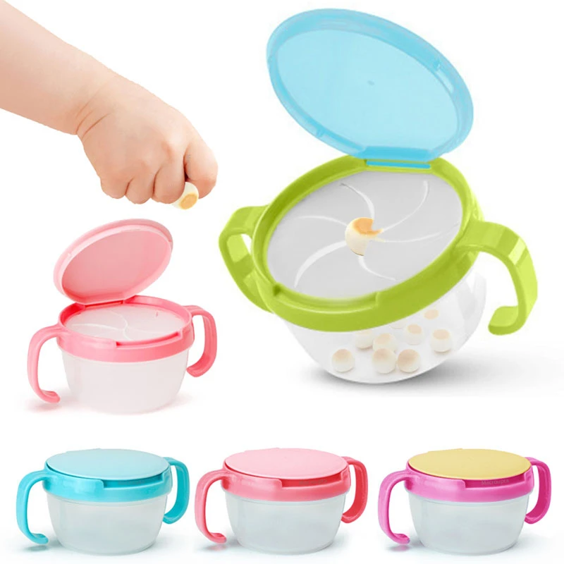Snack Cup Toddler - Baby Feeding Bowl Double Handle Snack
