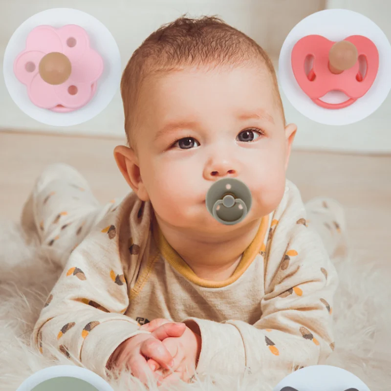 Baby Food Ingredients - 2PCS Baby Pacifier Baby Soothers Two-color
